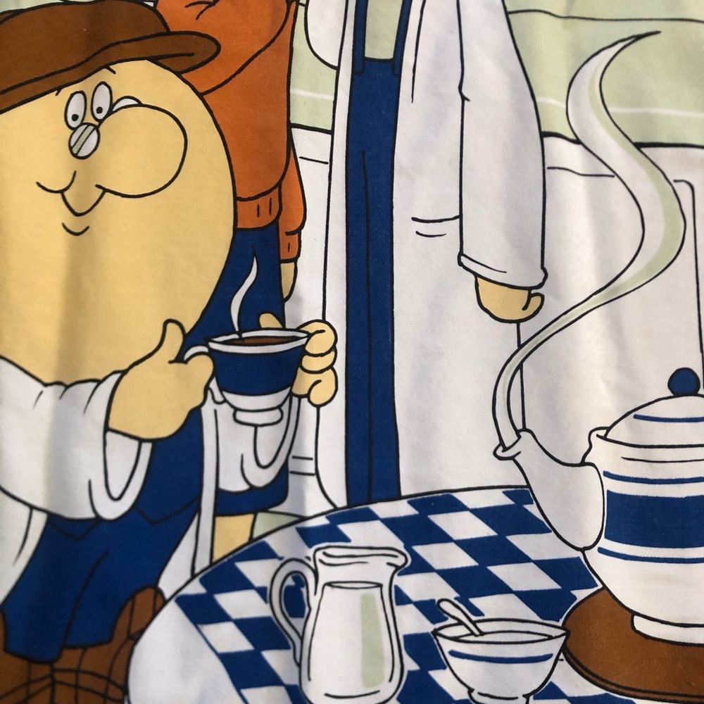 Vintage Tetley Tea Promotional Apron | 90s Graphic Kitchenware - Picture 5 of 8